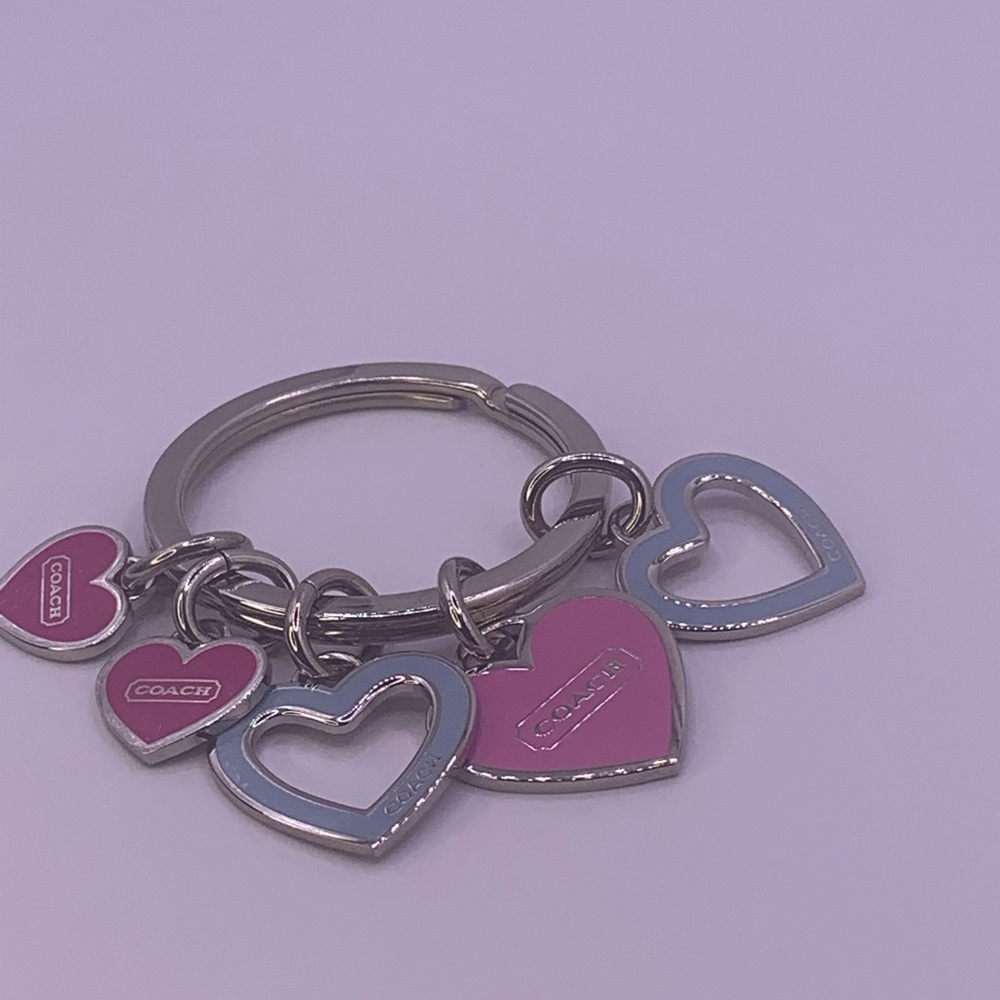Coach Colored Hearts Keychains - Picture 4 of 4